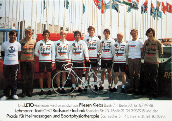 LETO Radteam Berlin 1982, Repro Adriano Coco