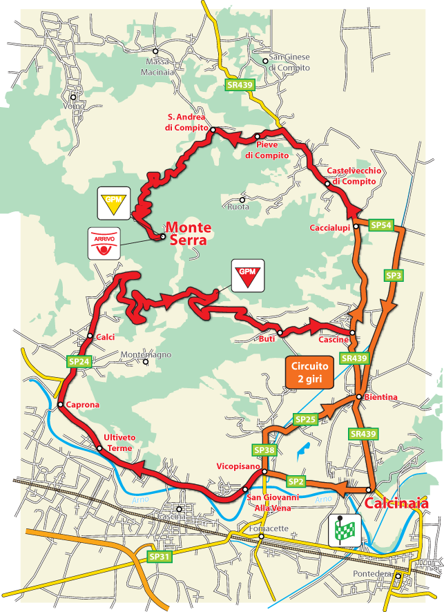 Streckenverlauf Giro dItalia Femminile, Etappe 4