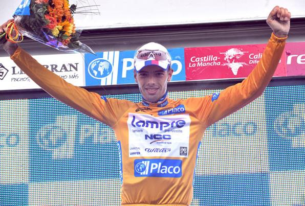 Nach seinem berraschungssieg in Andorra bernimmt Alessandro Ballan das Goldtrikot als neuer Fhrender der Vuelta (Foto: www.lauvelta.com)