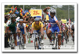 Samai Samai gewinnt die 4. Etappe der Tour de Langkawi (Foto: www.ltdl.com.my)