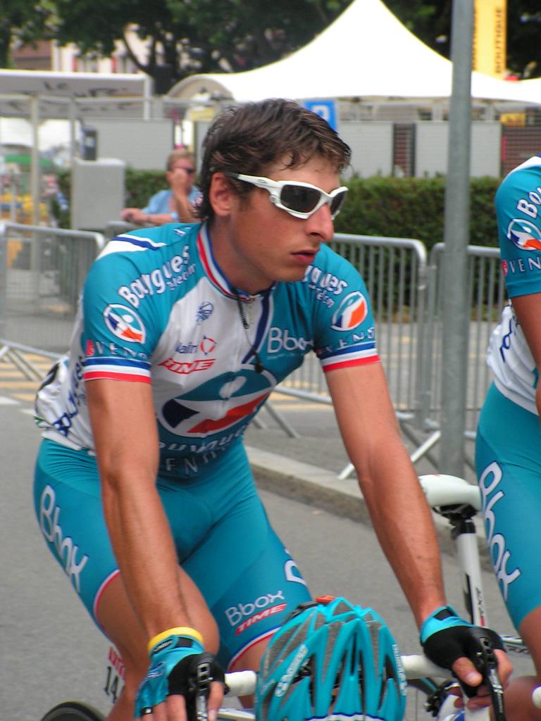 Tour de France - am Start der 16. Etappe in Martigny - Tour-Etappensieger Pierrick Fedrigo