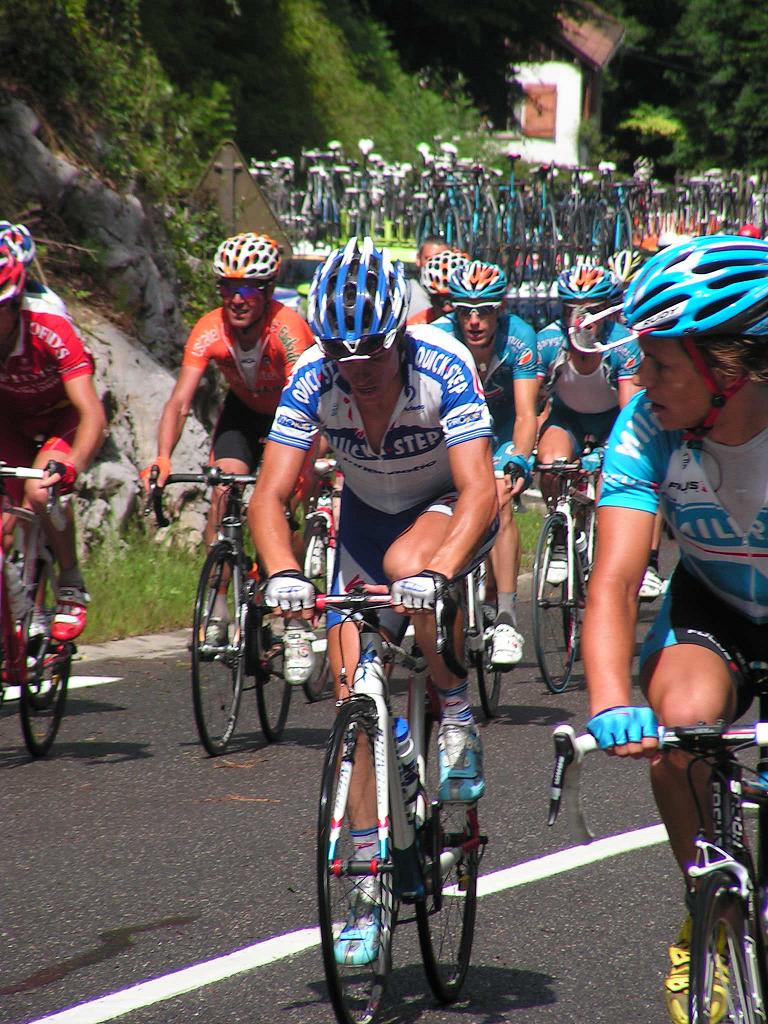 Tour de France - 17. Etappe - 1. Verfolgergruppe an der Cote dAraches