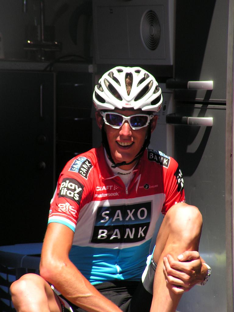 Tour de France - Andy Schleck am Ruhetag in Verbier