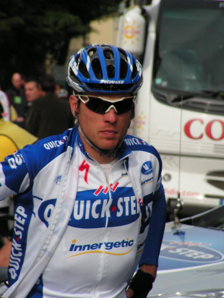 Giro di Lombardia - Kevin de Weert am Start in Varese
