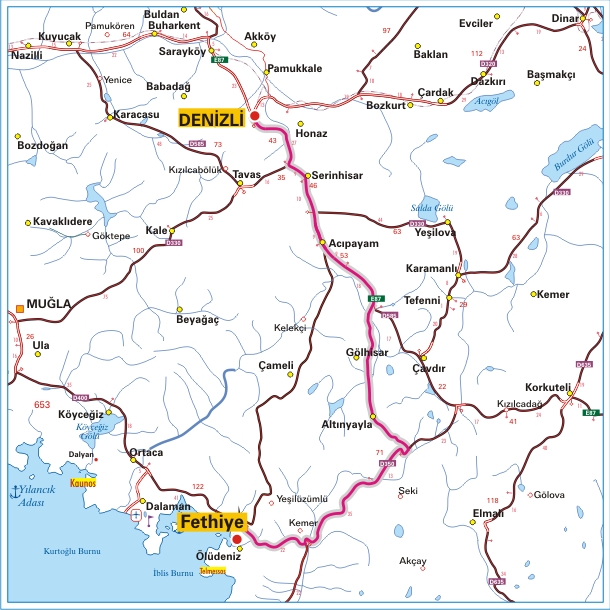 Streckenverlauf Presidential Cycling Tour of Turkey 2010 - Etappe 5