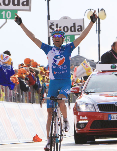 Schweizer Johann Tschopp gewinnt Cima Coppi und Knigsetappe des Giro