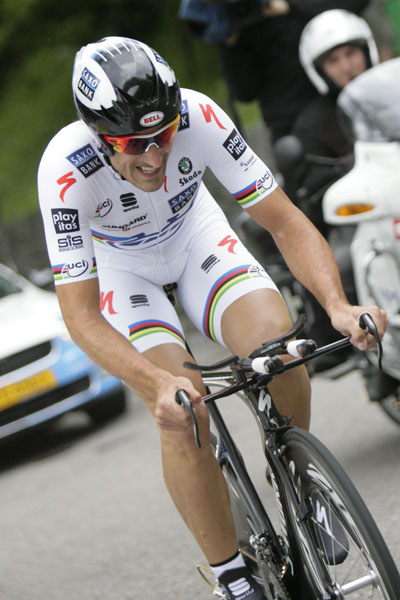 Tour de Suisse: Cancellara gewinnt Auftaktzeitfahren vor Kreuziger