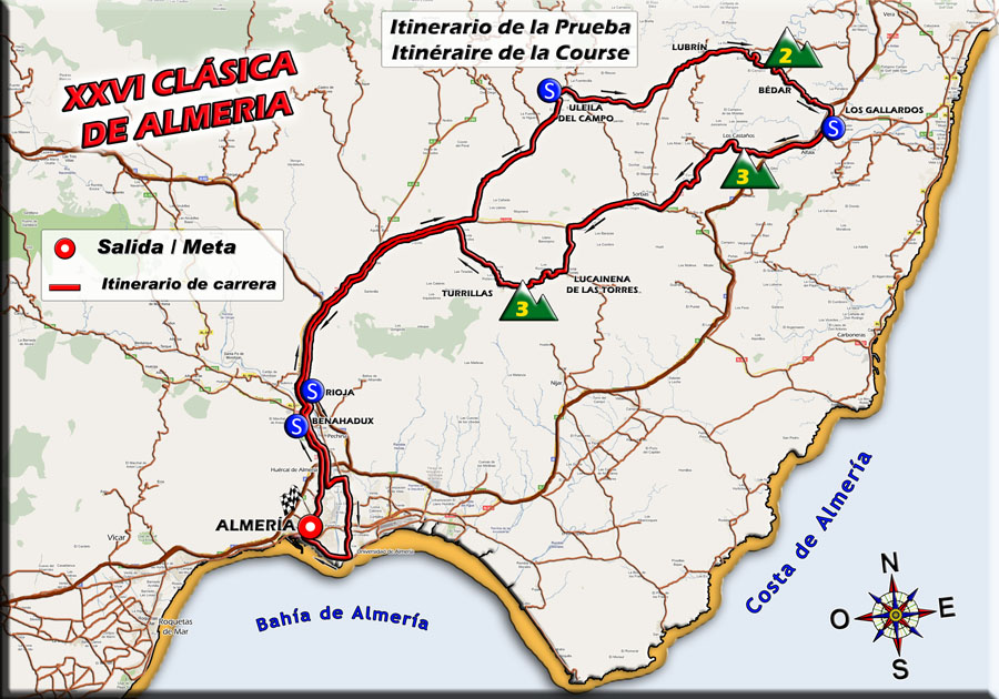 Streckenverlauf Clasica de Almeria 2011