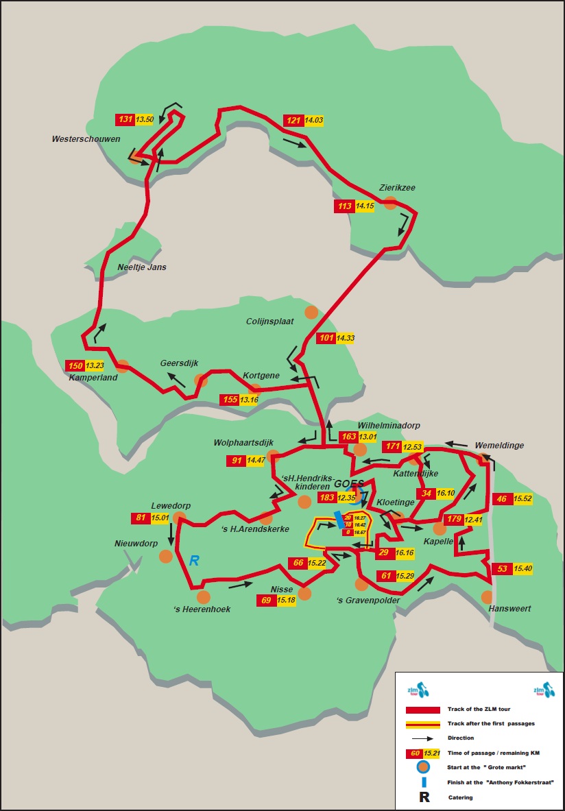 Streckenverlauf ZLM Tour 2011 