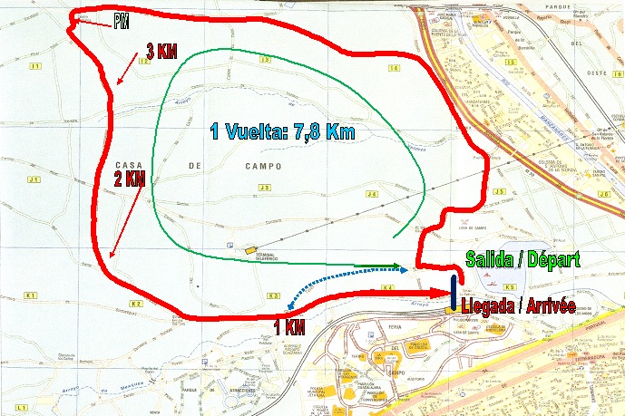 Streckenverlauf Vuelta a la Comunidad de Madrid 2011 - Etappe 1