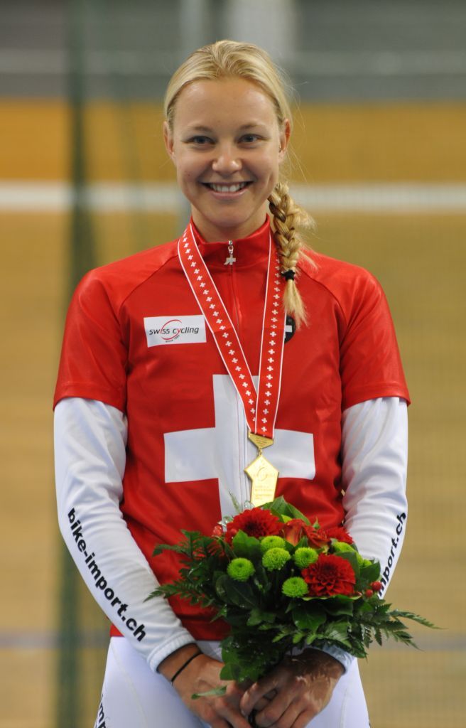 Pascale Schnider hat ihren Titel bei der Omnium Schweizermeisterschaft verteidigt