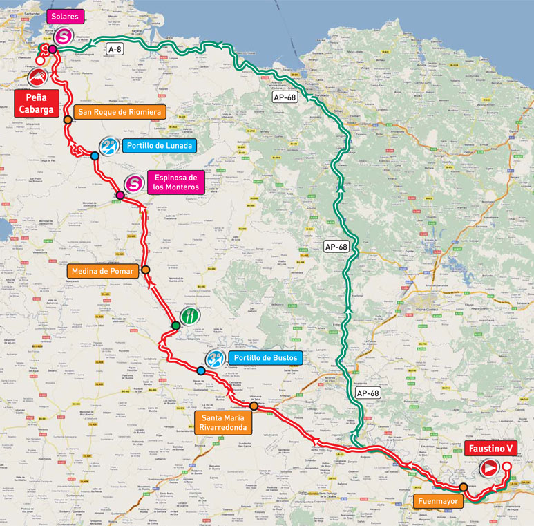 Streckenverlauf Vuelta a Espaa 2011 - Etappe 17