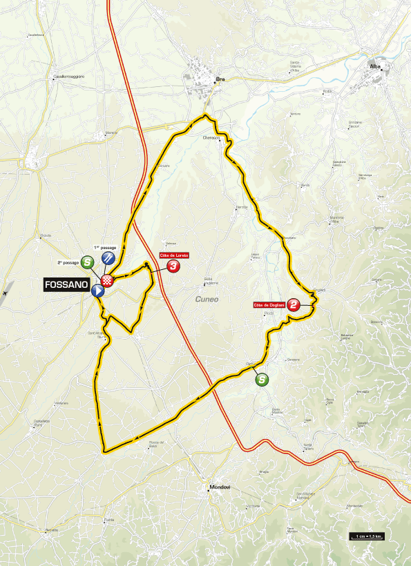 Streckenverlauf Tour de lAvenir 2011 - Etappe 6