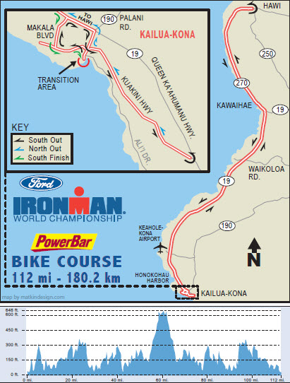 Ironman Hawaii 2011 - Rad-Strecke