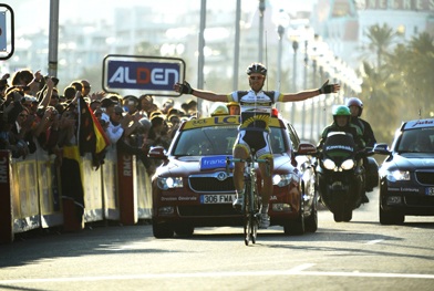 Thomas De Gendt gewinnt als Solist mit riesigem Vorsprung die 7. Etappe von Paris-Nizza (Foto: letour.fr)