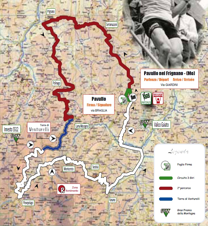 Streckenverlauf Settimana Internazionale Coppi e Bartali 2012 - Etappe 4