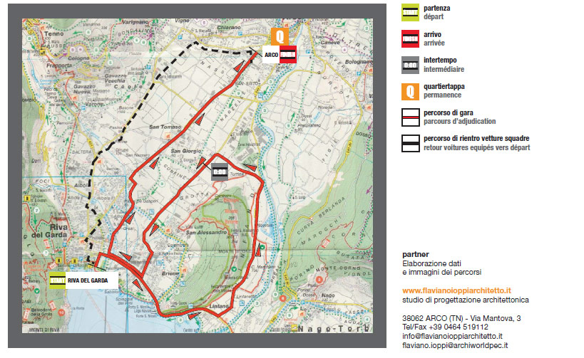 Streckenverlauf Giro del Trentino 2012 - Etappe 1