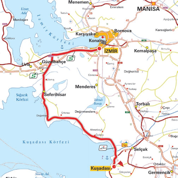 Streckenverlauf Presidential Cycling Tour of Turkey - Etappe 7