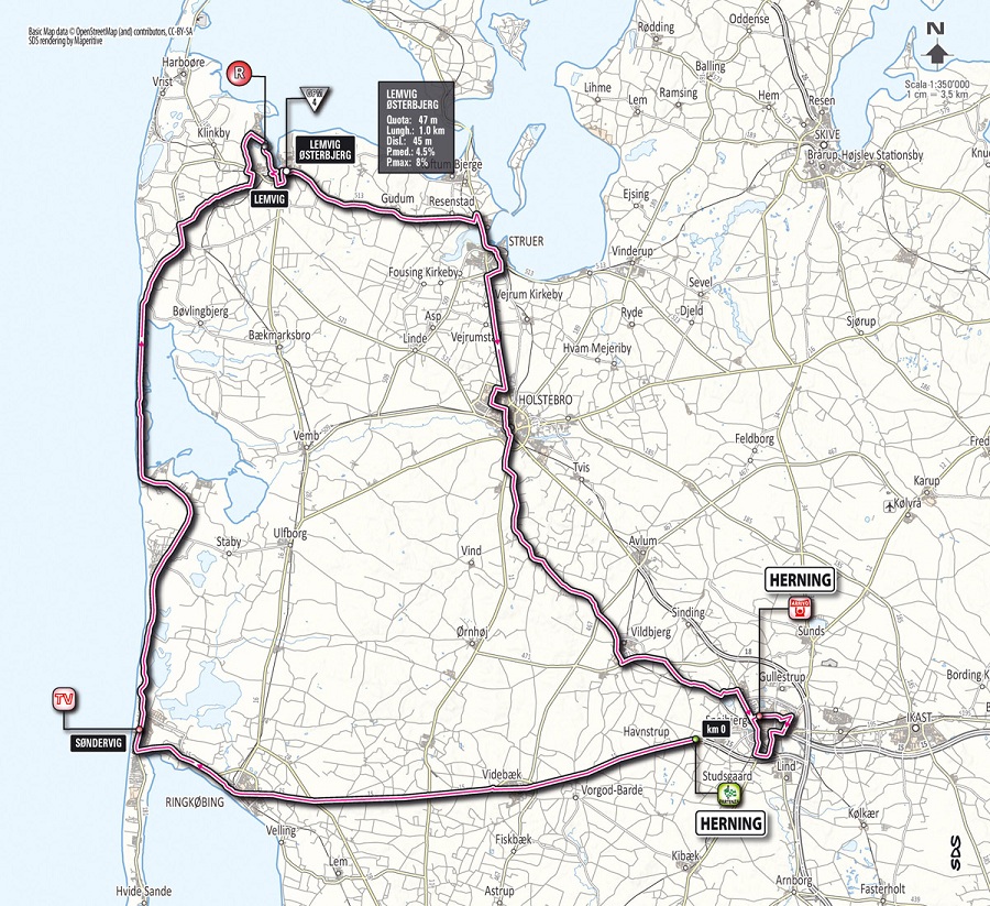 Streckenverlauf Giro dItalia 2012 - Etappe 2