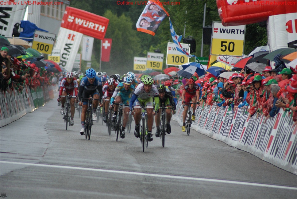 Tour de Suisse 4. Etappe - Zielsprint in Trimbach-Olten