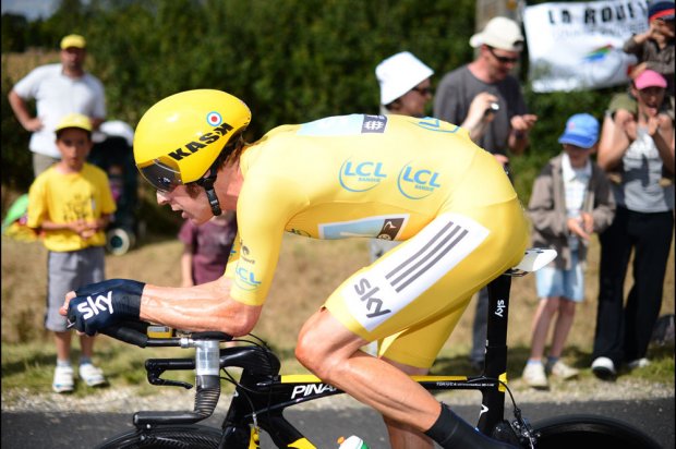 Bradley Wiggins gewinnt auf der 19. Etappe sein zweites Zeitfahren bei der Tour de France 2012 (Foto: letour.fr)