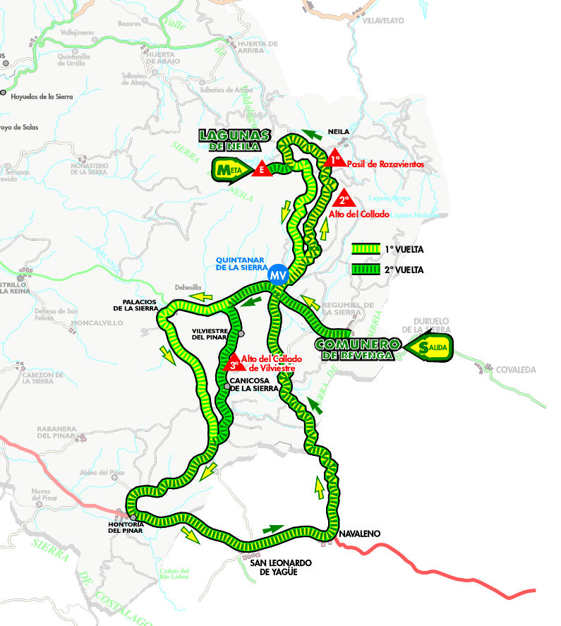 Streckenverlauf Vuelta a Burgos 2012 - Etappe 5