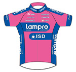Trikot Lampre - ISD (LAM) 2012 (Bild: UCI)