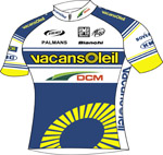 Trikot Vacansoleil - DCM Pro Cycling Team (VCD) 2012 (Bild: UCI)