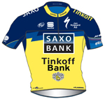 Trikot Team Saxo - Tinkoff 2013 (Bild: UCI)