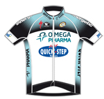 Trikot Omega Pharma - Quick-Step Cycling Team 2013 (Bild: UCI)