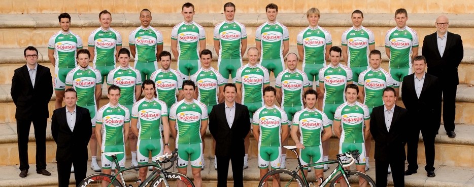 Das Franzsische Team Sojasun mit Wildcard an der Tour de Suisse 2013 dabei