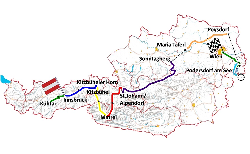 Streckenverlauf Int. sterreich-Rundfahrt-Tour of Austria 2013