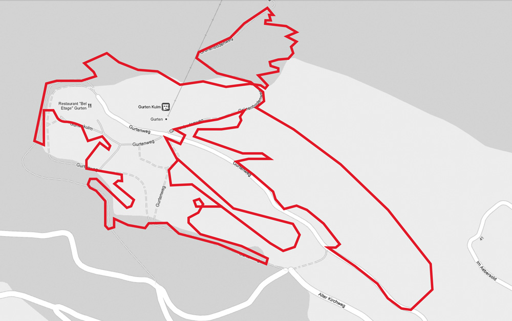 Streckenverlauf MTB-Europameisterschaft 2013 in Bern - Cross Country