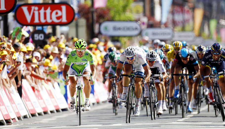Peter Sagan gewinnt die 7. Etappe der Tour de France 2013 vor John Degenkolb