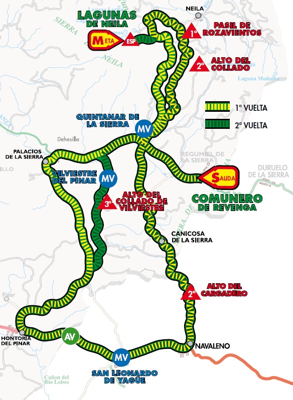 Streckenverlauf Vuelta a Burgos 2013 - Etappe 5