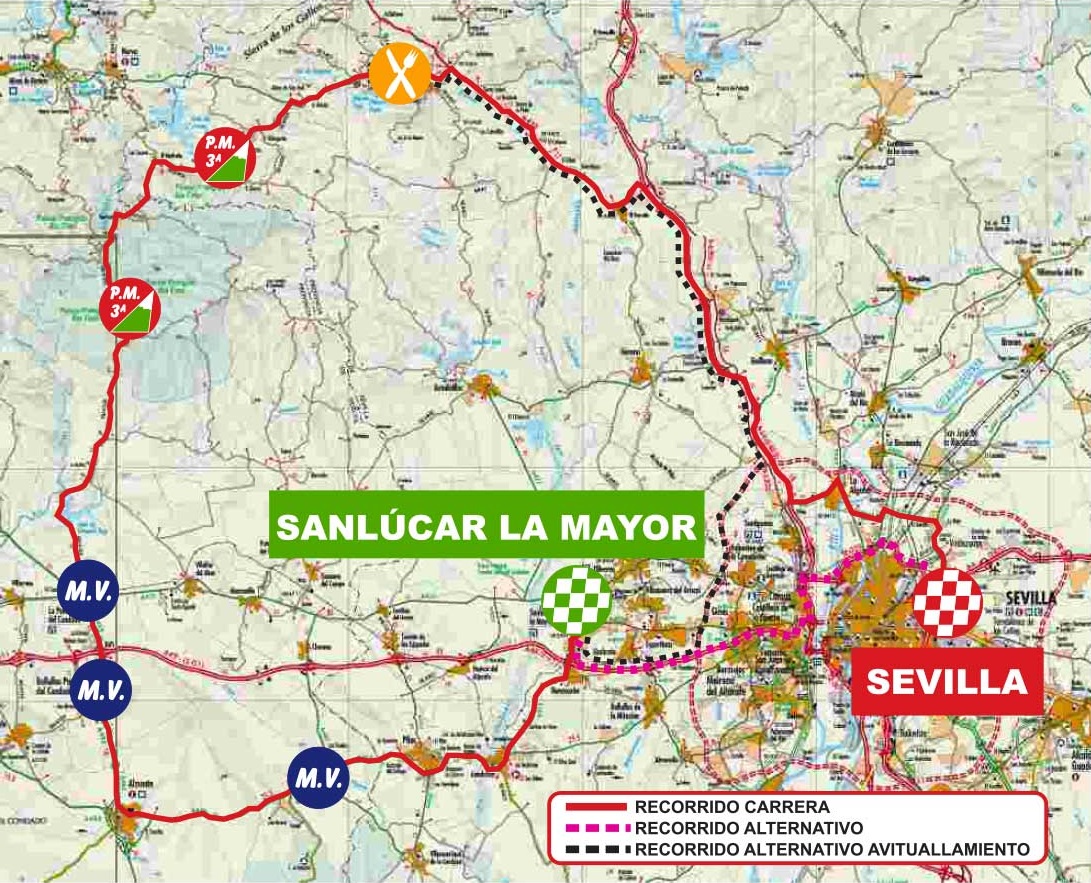 Streckenverlauf Vuelta a Andalucia Ruta Ciclista Del Sol 2014 - Etappe 3