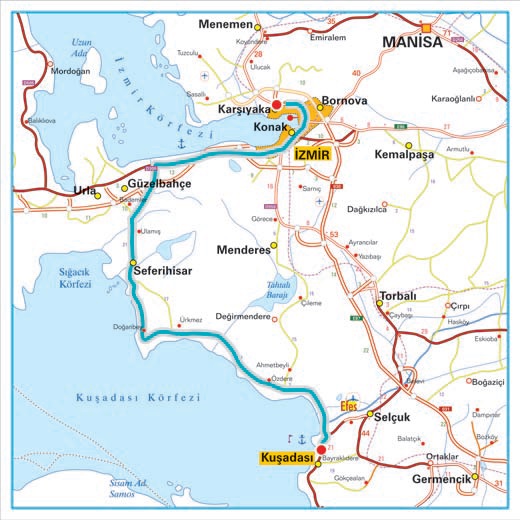 Streckenverlauf Presidential Cycling Tour of Turkey 2014 - Etappe 7