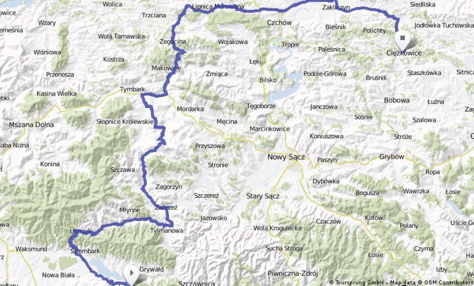 Streckenverlauf Carpathian Couriers Race U-23 2014 - Etappe 5