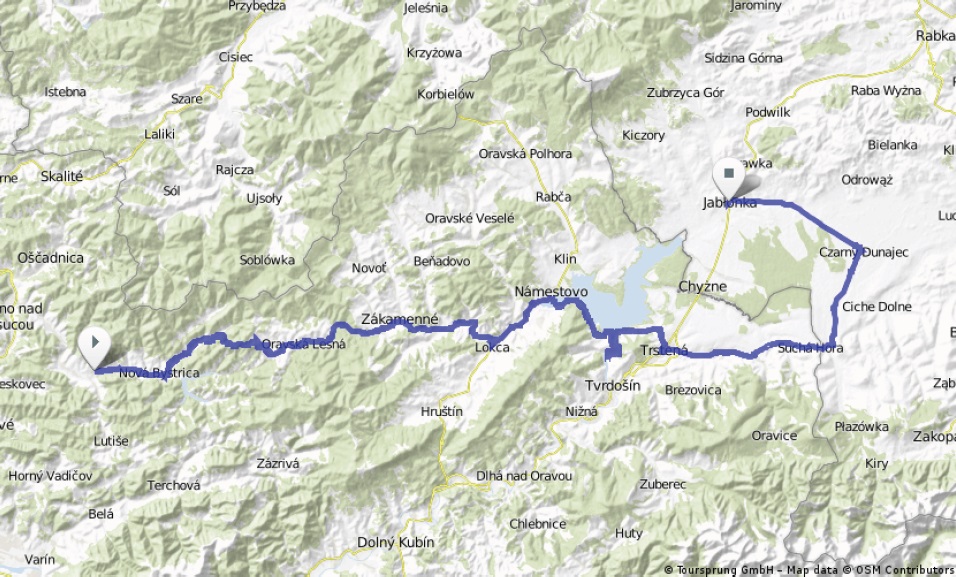 Streckenverlauf Carpathian Couriers Race U-23 2014 - Etappe 4