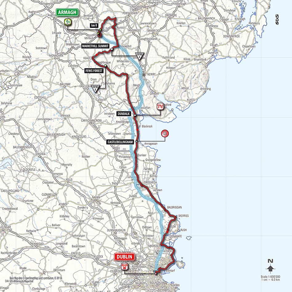 Streckenverlauf Hhenprofil Giro dItalia 2014 - Etappe 3