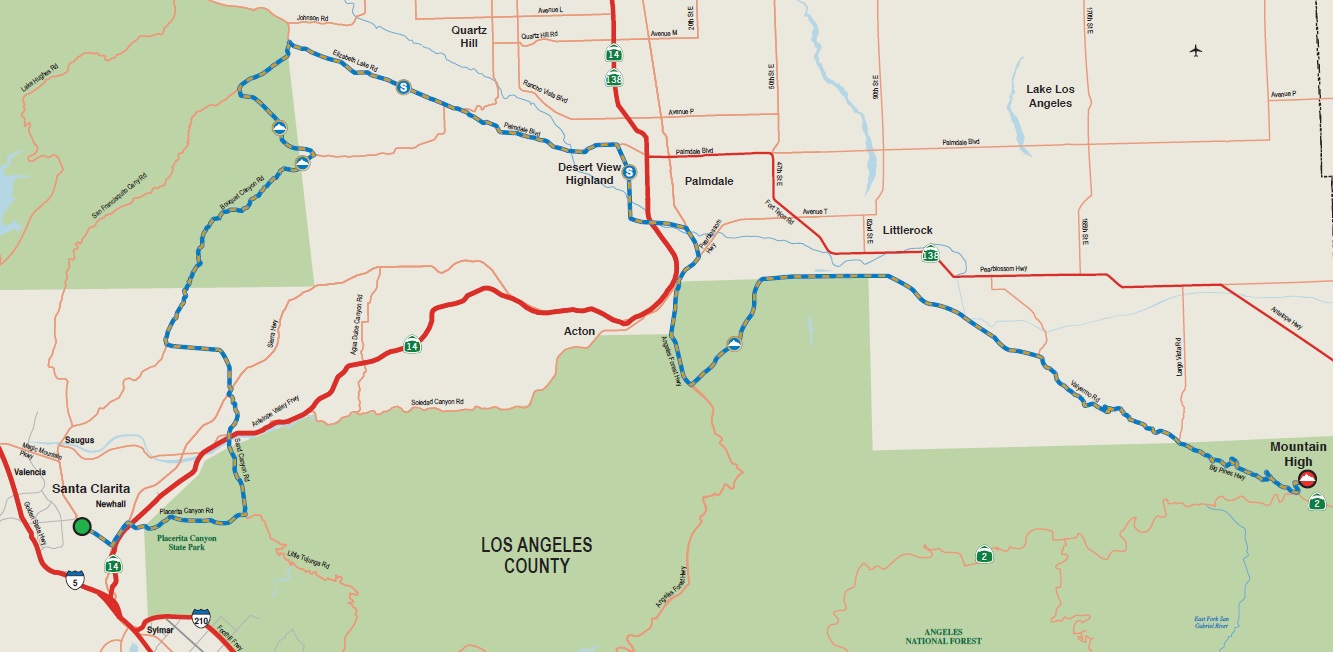 Streckenverlauf Amgen Tour of California 2014 - Etappe 6