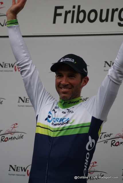 Michael Albasini feiert in Fribourg seinen 3. Etappensieg bei der Tour de Romandie 2014