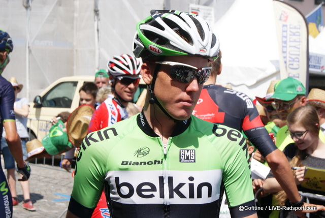Steven Kruijswijk vom Start der 6. Etappe in Bren a.A.