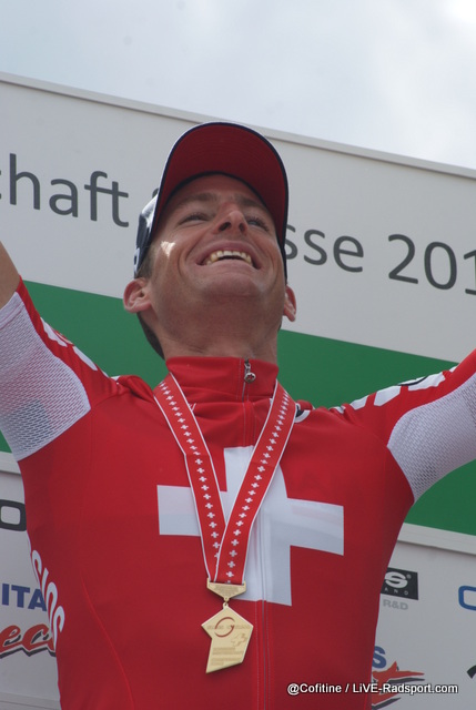 Martin Elmiger kann kaum fassen dass er erneut Schweizer Meister geworden ist