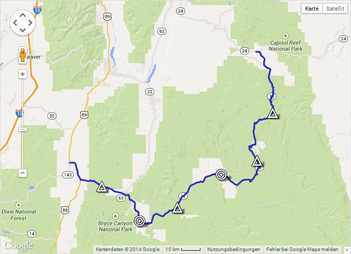 Streckenverlauf The Larry H. Miller Tour of Utah 2014 - Etappe 2