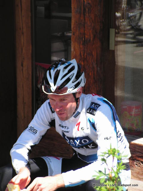 ... bei der Tour de France 2009 - am Ruhetag in Verbier