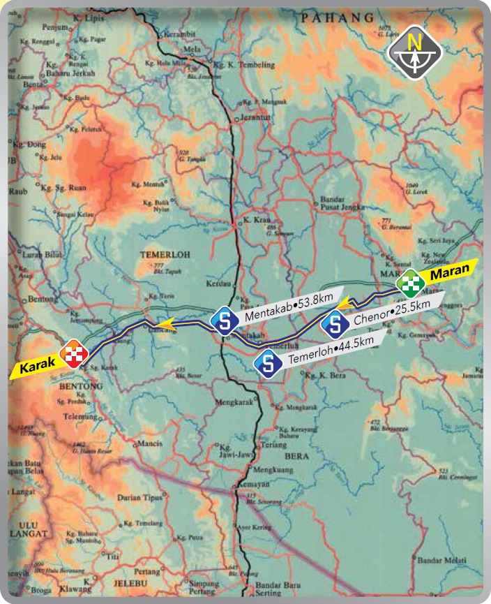 Streckenverlauf Le Tour de Langkawi 2015 - Etappe 6