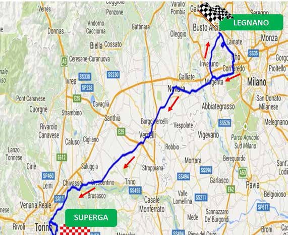 Streckenverlauf Nationale Meisterschaften Italien 2015 - Straenrennen (Mnner Elite)