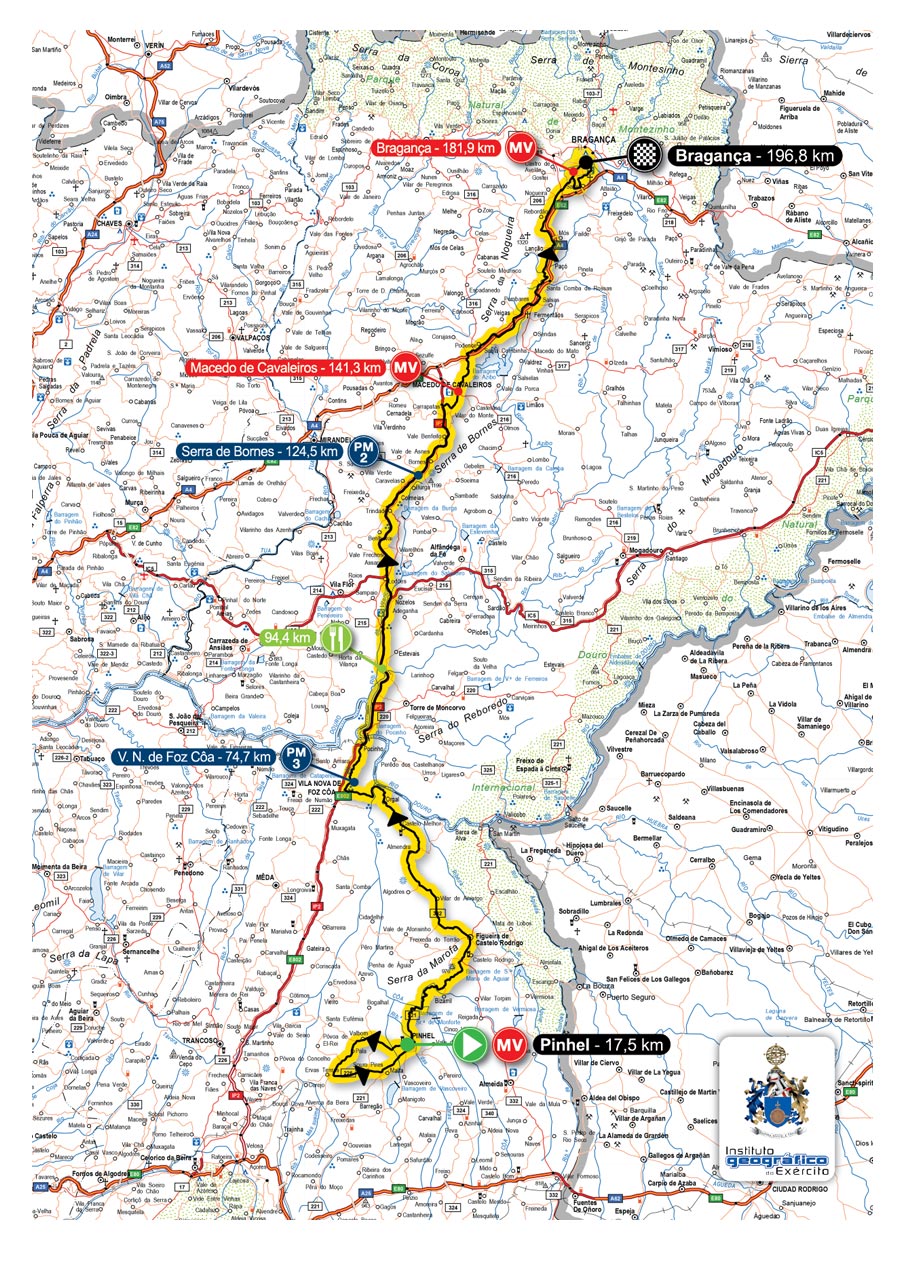 Streckenverlauf Volta a Portugal em Bicicleta / Liberty Seguros 2015 - Etappe 1
