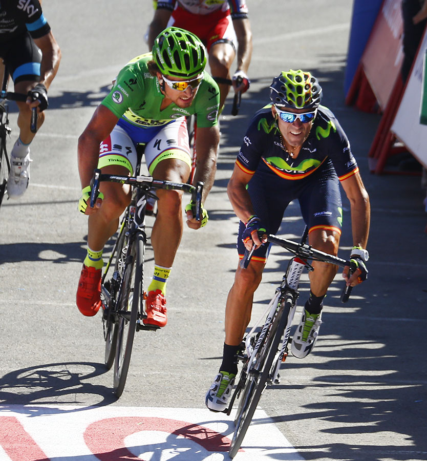Vuelta a España: Valverde schlägt Sagan und Moreno im Bergsprint, Chaves bleibt im Roten Trikot
